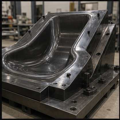 Precision mould used for manufacturing composite components